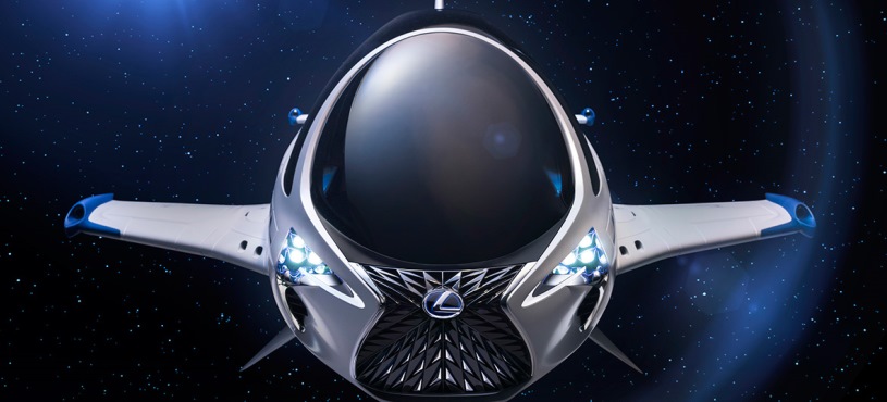 LEXUS FİLM İÇİN UZAY ARACI TASARLADI