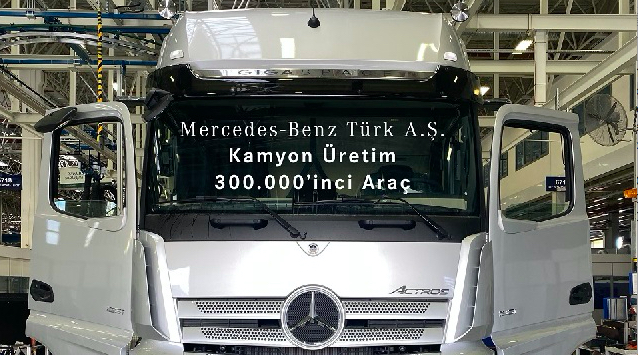 300.000’inci Actros banttan indi!